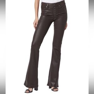 PAIGE Lou Lou Chicory Coffee Luxe High-Rise Boyfriend Bootcut Jean